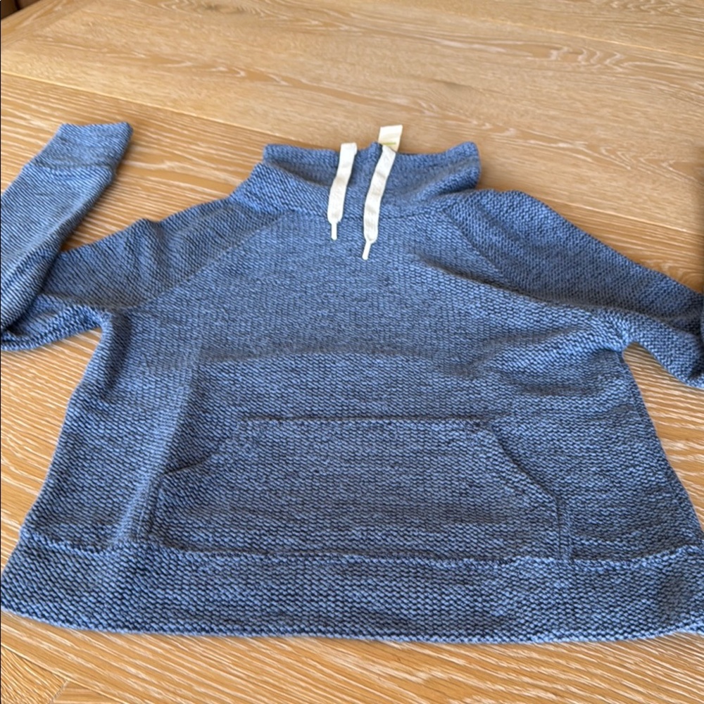 Aerie Offline NWT XS Cozy Blue Women's Sweater KANGAROO POCKET & thumb hole